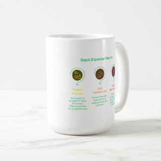 Caneca De Café Dispensador de Lanche e Especialista em Caximbo de