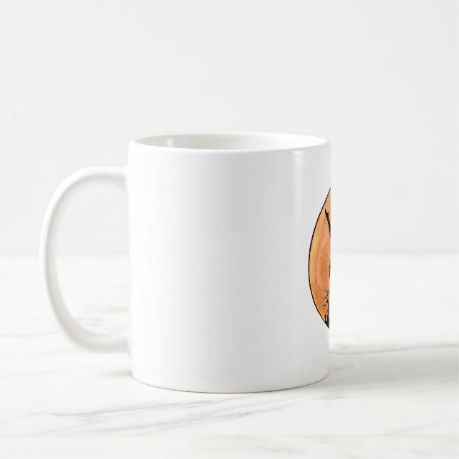 Caneca De Café Dispositivos de mão de Halloween (Esquerda)
