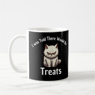 Caneca De Café Disseram-me Que Haveria Guloseimas Gato Engraçado