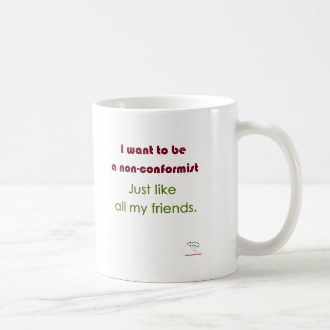 Caneca De Café Dissidente (Direita)