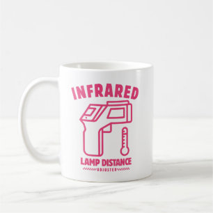 Caneca De Café distância da lâmpada infravermelha