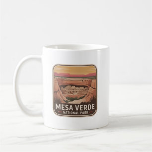 Caneca De Café Distintivo de Habitação em Penhasco do Parque Naci