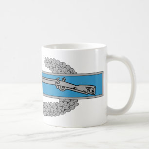 Caneca De Café Distintivo de Infantrista de Combate CIB Veterano