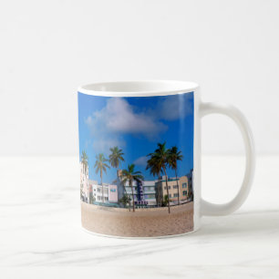 Caneca De Café Distrito do art deco da praia sul Miami