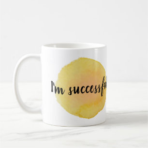 Caneca De Café ditados inspiradores de autoaceitação