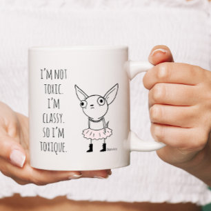 Caneca De Café Dito engraçado Citação tóxica de funcionário moder