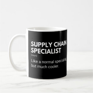 Caneca De Café Dito engraçado de especialista em cadeia de suprim