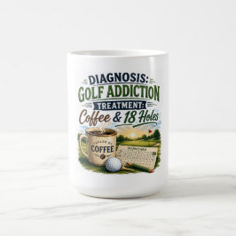 Caneca De Café Dito engraçado de golfe para golfista
