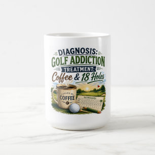 Caneca De Café Dito engraçado de golfe para golfista 