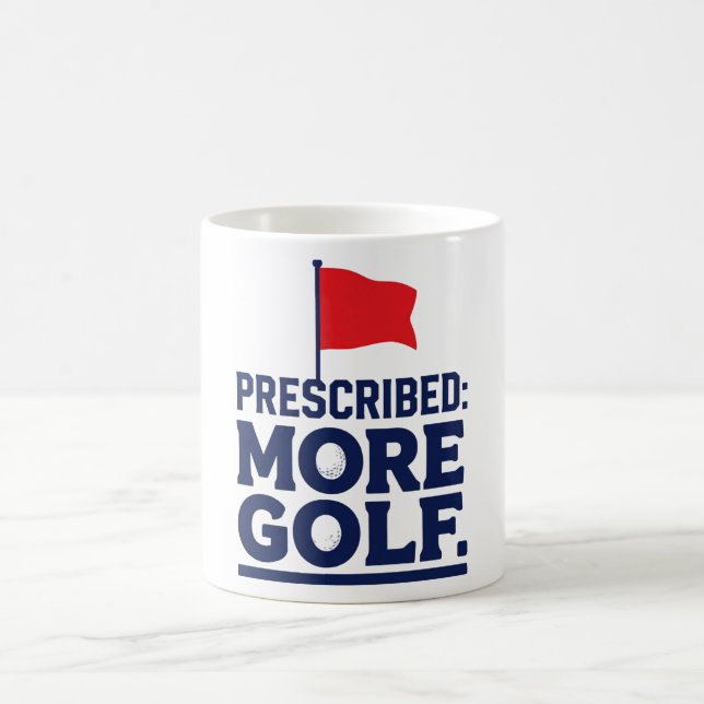 Caneca De Café Dito engraçado de golfe para golfista  (Centro)