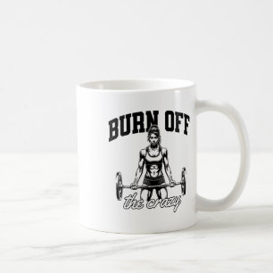 Caneca De Café Dito engraçado de levantamento de peso musculação