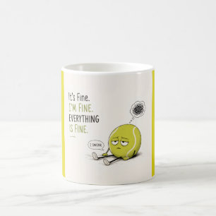 Caneca De Café Dito engraçado de tênis