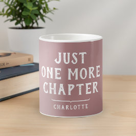 Caneca De Café Dito engraçado personalizado para amantes de livro