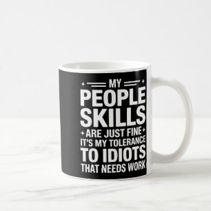 Caneca De Café Dito engraçado sarcástico humor introvertido local