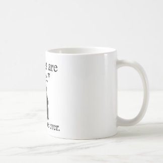 Caneca De Café Dito ninguém nunca: Ninjas é coxo