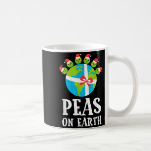Caneca De Café Ditos de Natal Pun Ervilhas na Terra Gif de Natal