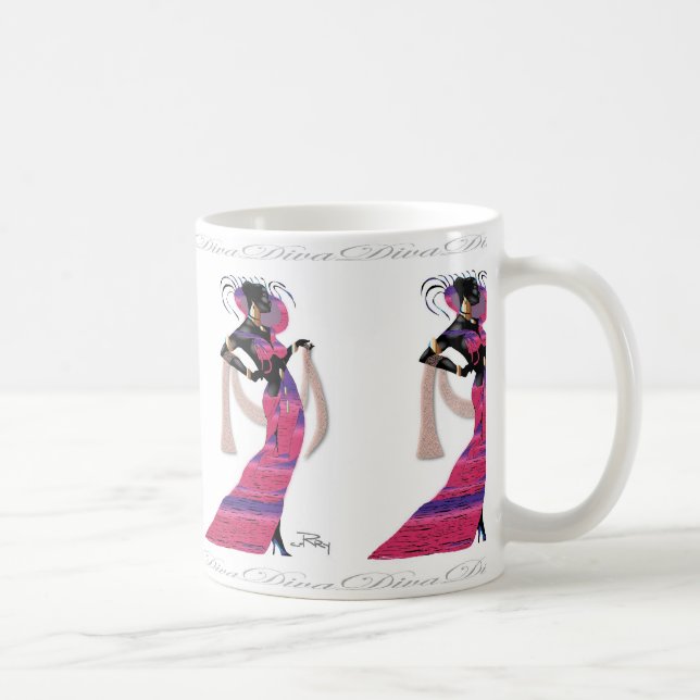 Caneca De Café Diva (Direita)