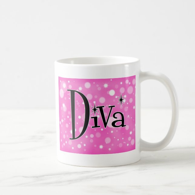 Caneca De Café Diva (Direita)