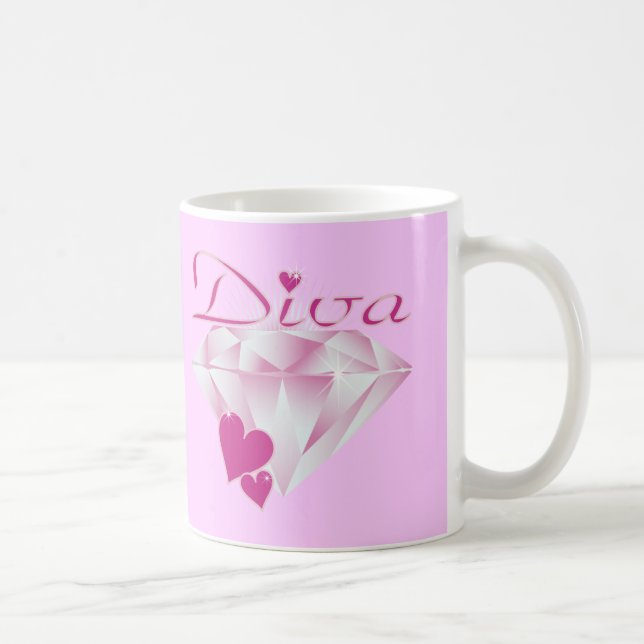 Caneca De Café Diva (Direita)