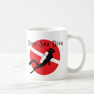 Caneca De Café Diva do mar profundo