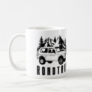 Caneca De Café Diversão Aventura Viagem de Carro