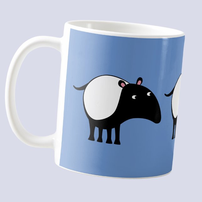 Caneca De Café Diversão com Tapir (Criador carregado)