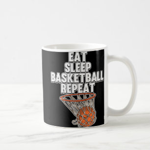 Caneca De Café Diversão Coma Dormir Jogador de Treinador Desporti