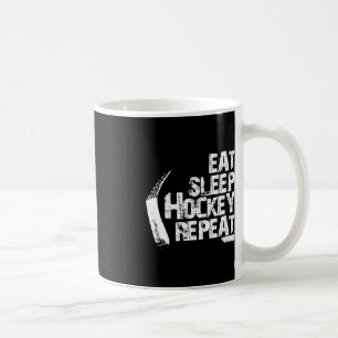 Caneca De Café Diversão Coma Sono Repetite De Hóquei No Gelo Pres