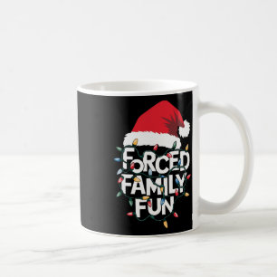Caneca De Café Diversão da família forçada Natal sarcástico Engra