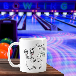 Caneca De Café Diversão de Boliche Presa