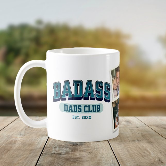 Caneca De Café Diversão de Foto do Clube de Pai Badass Legal Tren (Criador carregado)