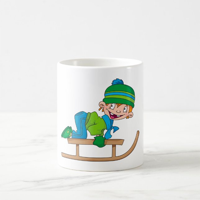 Caneca De Café Diversão de Inverno de Arrebatamento de Neve Bonit (Criador carregado)