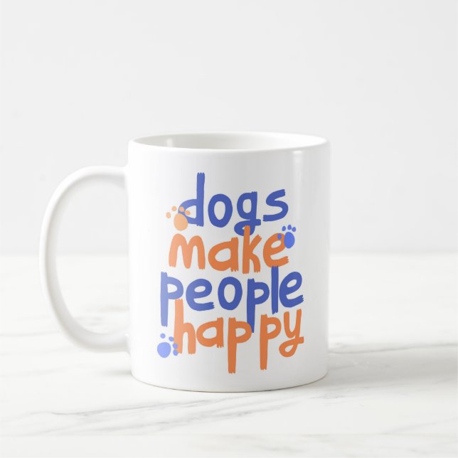 Caneca De Café Diversão do cachorro (Esquerda)