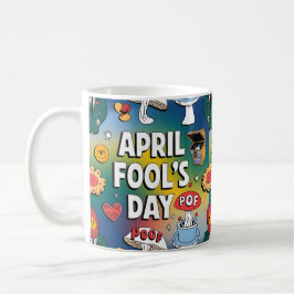 Caneca De Café Diversão do Dia do Trickster