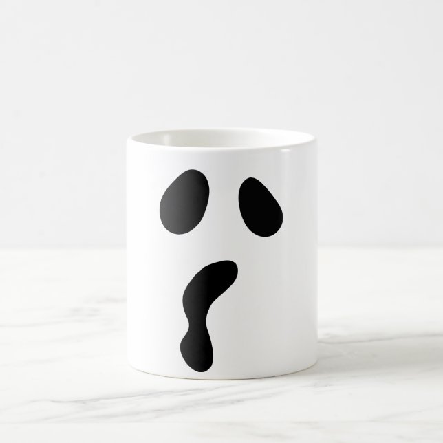 Caneca De Café Diversão do Halloween Boo face fantasma festa assu (Centro)