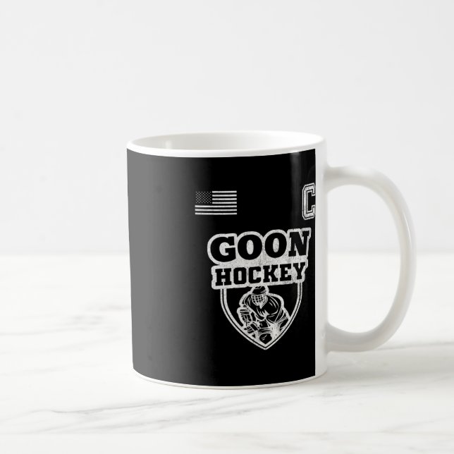 Caneca De Café Diversão do Hóquei no Gelo - Capitão da Equipe (Direita)