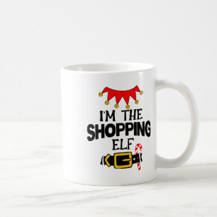Caneca De Café Diversão Eu Sou Os Costumes De Elfo De Compras Nat