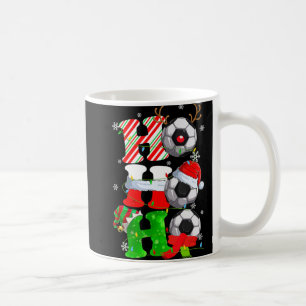 Caneca De Café Diversão Ho Ho Ho Reind Papais noeis De Futebol
