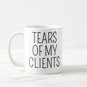 Caneca De Café Diversão Humor Lágrimas dos Meus Clientes