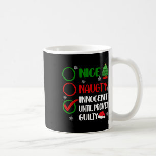 Caneca De Café Diversão Legal Travesso Inocente Natal Xmas Adulto