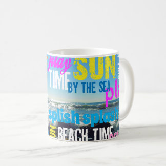 Caneca De Café Diversão no Verão na Praia