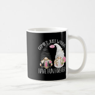 Caneca De Café Diversão Noiva Chuva Casamento Pun Cute Gnomies Pa
