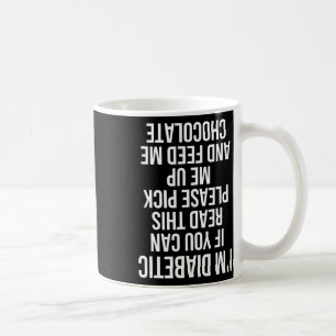 Caneca De Café Diversão para Baixo Cotação Diabética Tipo 1 Dif P