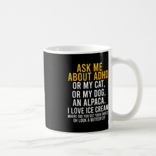 Caneca De Café Diversão Pergunte-Me Sobre Awarene Autismo Autismo