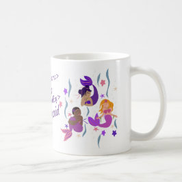 Caneca De Café Diversidade de Sereias Mug Personalizado + Naciona