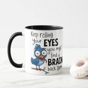 Caneca de Café Divertida - Continue Revirando os O