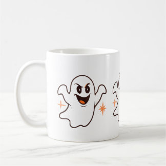 Caneca de Café Divertida e Assustadora de Fantasma