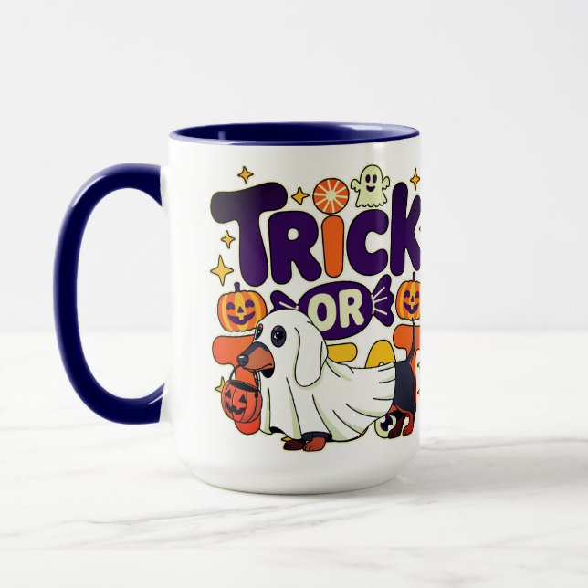 Caneca de Café Divertida e Assustadora para Presen (Esquerda)