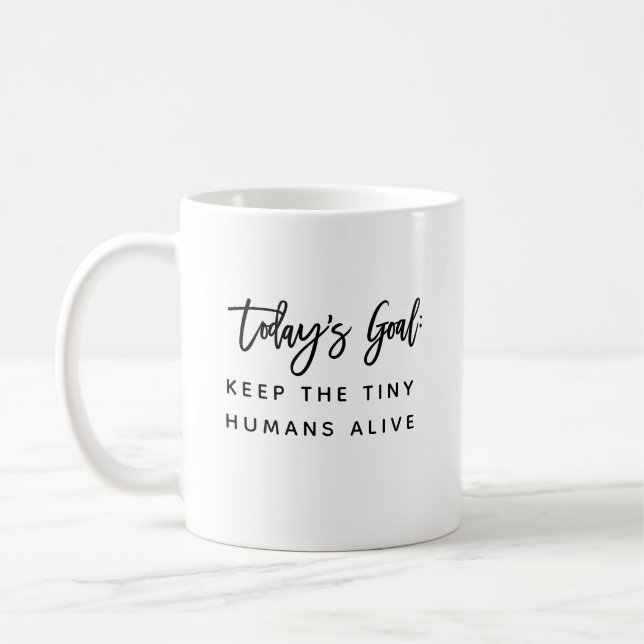 Caneca de café divertida e moderna com citação chi (Esquerda)