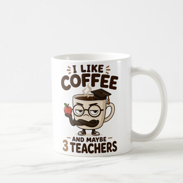 Caneca de Café Divertida para Professor Presente p (Direita)